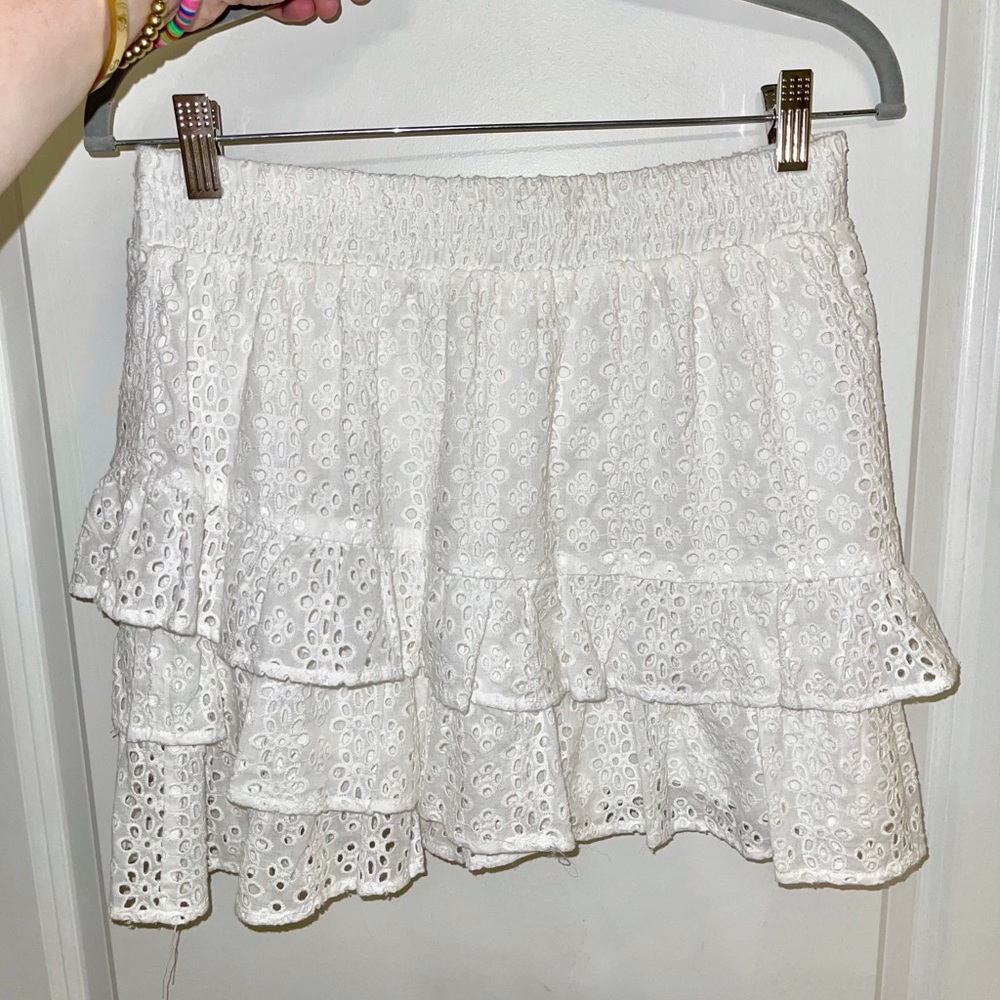 Wild honey white tiered skirt - Picture 3 of 4